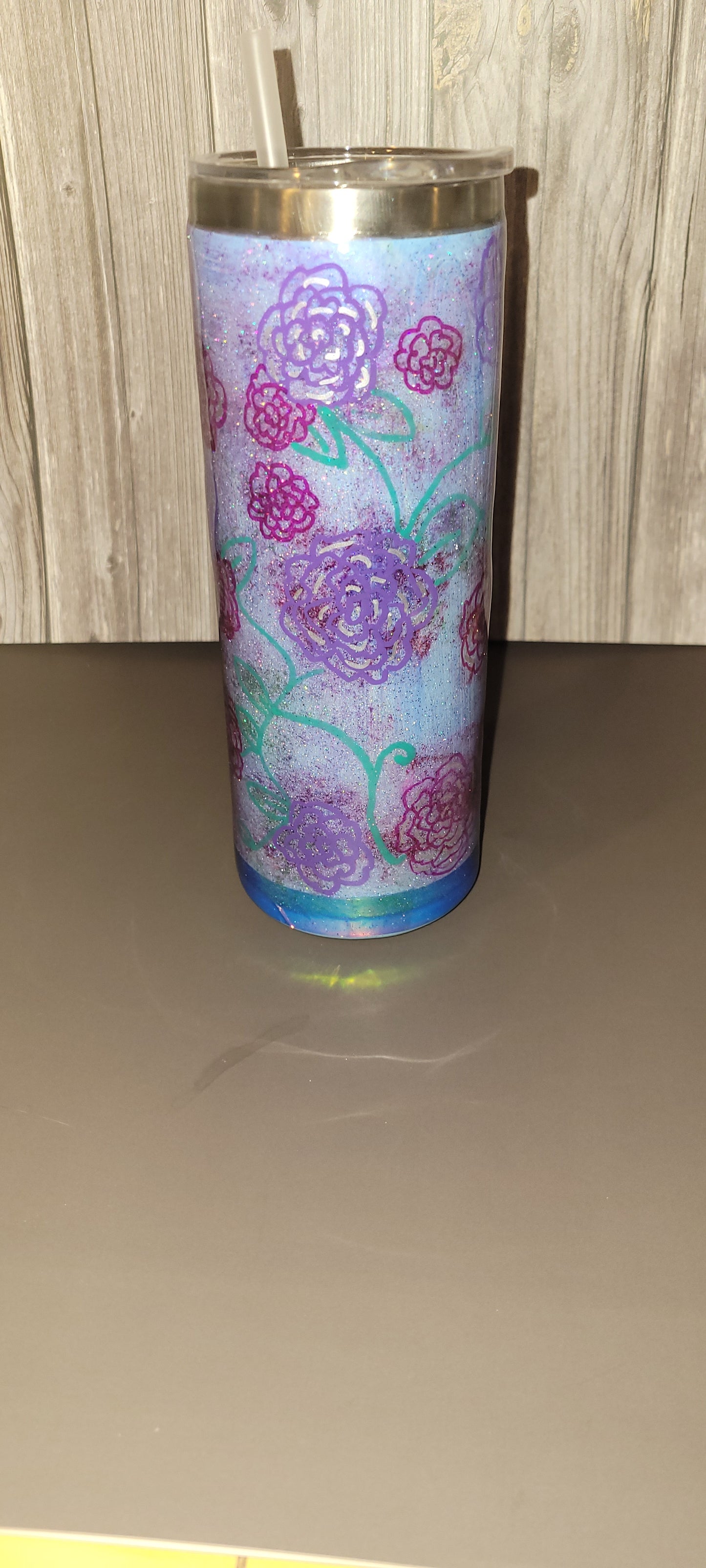 Flower Water Color Tumbler